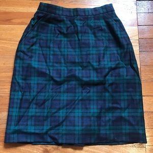 Vintage Corbin Ltd Plaid Skirt